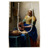Johannes Vermeer - The Milkmaid Medium Cadeauzakje (Achterkant)