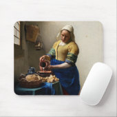 Johannes Vermeer - The Milkmaid Muismat (Met muis)
