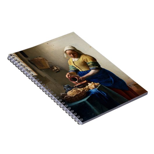 Johannes Vermeer - The Milkmaid Notitieboek (Rechterzijde)