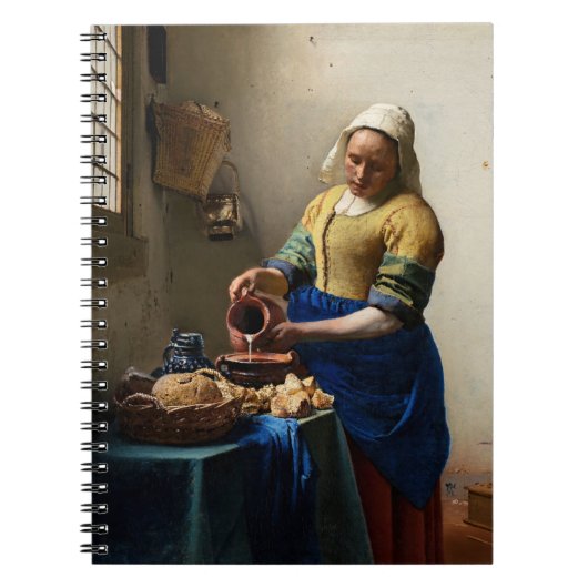 Johannes Vermeer - The Milkmaid Notitieboek (Voorkant)