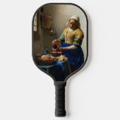Johannes Vermeer - The Milkmaid Pickleball Paddle (Voorkant)