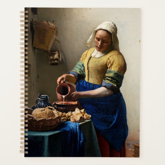 Johannes Vermeer - The Milkmaid Planner (Voorkant)