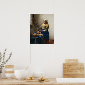 Johannes Vermeer, The Milkmaid Poster (Keuken)