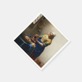 Johannes Vermeer - The Milkmaid Servet (Hoek)