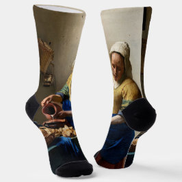 Johannes Vermeer - The Milkmaid Sokken