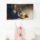 Johannes Vermeer - The Milkmaid Spandoek (Insitu)