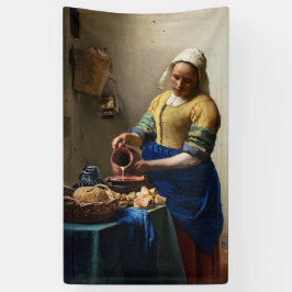 Johannes Vermeer - The Milkmaid Spandoek