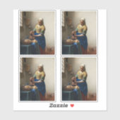 Johannes Vermeer, The Milkmaid Sticker (Vel)