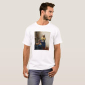 Johannes Vermeer - The Milkmaid T-shirt (Voorkant volledig)
