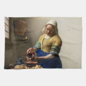 Johannes Vermeer - The Milkmaid Theedoek (Horizontaal)