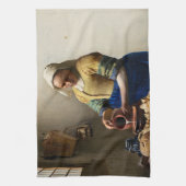 Johannes Vermeer - The Milkmaid Theedoek (Verticaal)
