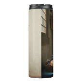 Johannes Vermeer - The Milkmaid Thermosbeker (Achterkant)