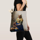 Johannes Vermeer - The Milkmaid Tote Bag (Dichtbij)