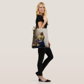 Johannes Vermeer - The Milkmaid Tote Bag (Op model)