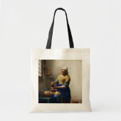 Johannes Vermeer - The Milkmaid Tote Bag (Voorkant)