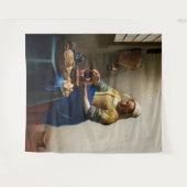 Johannes Vermeer - The Milkmaid Wandkleed (Voorkant (horizontaal))
