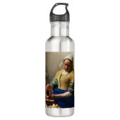 Johannes Vermeer - The Milkmaid Waterfles (Voorkant)