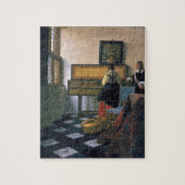 Johannes Vermeer - The Music Lesson Legpuzzel (Verticaal)