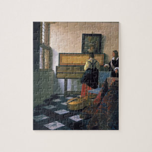 Johannes Vermeer - The Music Lesson Legpuzzel