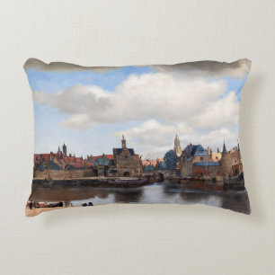 Johannes Vermeer - Uitzicht van Delft Accent Kussen