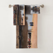 Johannes Vermeer - Uitzicht van Delft Bad Handdoek (Insitu)