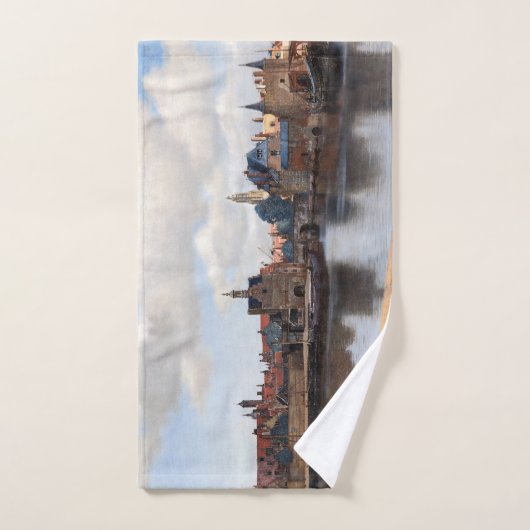 Johannes Vermeer - Uitzicht van Delft Bad Handdoek (Handdoek)
