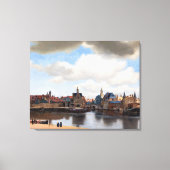 Johannes Vermeer - Uitzicht van Delft Canvas Afdruk (Voorkant)