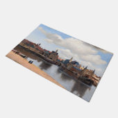 Johannes Vermeer - Uitzicht van Delft Deurmat (Schuin)