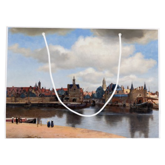 Johannes Vermeer - Uitzicht van Delft Groot Cadeauzakje (Achterkant)