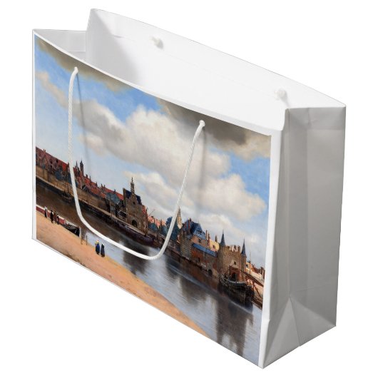Johannes Vermeer - Uitzicht van Delft Groot Cadeauzakje (Voorkant Gekanteld)