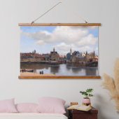 Johannes Vermeer - Uitzicht van Delft Hangend Wandkleed (Slaapkamer)