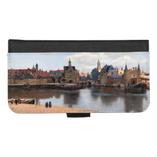 Johannes Vermeer - Uitzicht van Delft iPhone 8/7 Plus Portemonnee Hoesje