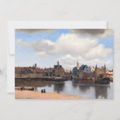 Johannes Vermeer - Uitzicht van Delft Kaart (Voorkant)