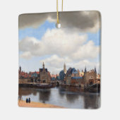 Johannes Vermeer - Uitzicht van Delft Keramisch Ornament (Links)