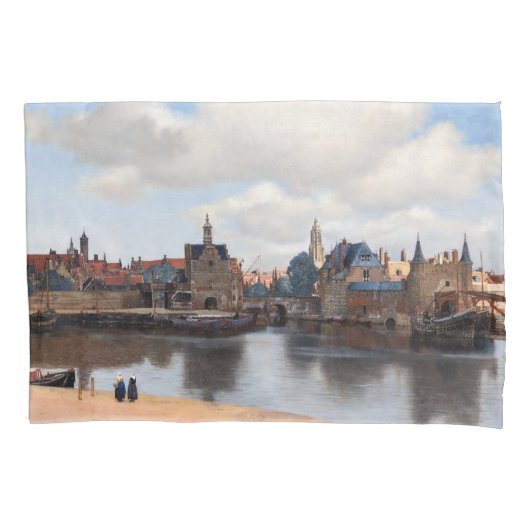 Johannes Vermeer - Uitzicht van Delft Kussensloop (Voorkant)
