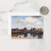 Johannes Vermeer - Uitzicht van Delft Notitiekaartje (Voorkant / Achterkant in situ)