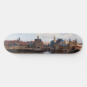 Johannes Vermeer - Uitzicht van Delft Persoonlijk Skateboard