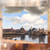 Johannes Vermeer - Uitzicht van Delft Raamsticker (Vel 2)