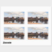 Johannes Vermeer - Uitzicht van Delft Rechthoekige Sticker (Vel)