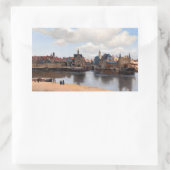 Johannes Vermeer - Uitzicht van Delft Rechthoekige Sticker (Tas)