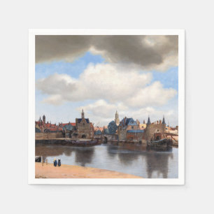 Johannes Vermeer - Uitzicht van Delft Servet