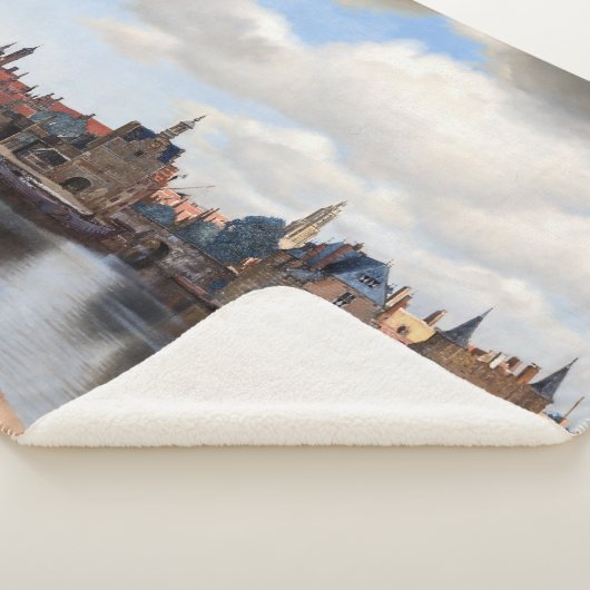 Johannes Vermeer - Uitzicht van Delft Sherpa Deken (3/4)