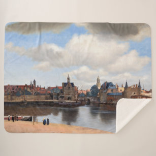 Johannes Vermeer - Uitzicht van Delft Sherpa Deken