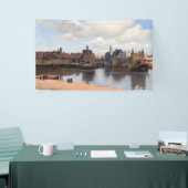 Johannes Vermeer - Uitzicht van Delft Spandoek (Beurs)