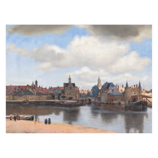 Johannes Vermeer - Uitzicht van Delft Tafelkleed (Voorkant (Horizontaal))