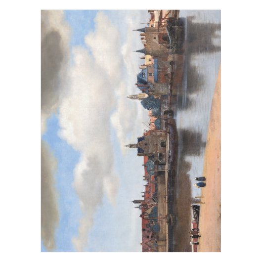 Johannes Vermeer - Uitzicht van Delft Tafelkleed (Voorkant)