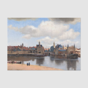 Johannes Vermeer - Uitzicht van Delft Tissuepapier