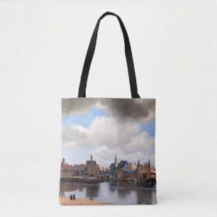 Johannes Vermeer - Uitzicht van Delft Tote Bag