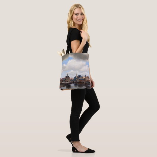 Johannes Vermeer - Uitzicht van Delft Tote Bag (Op model)