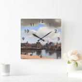 Johannes Vermeer - Uitzicht van Delft Vierkante Klok (Huis)